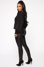 Load image into Gallery viewer, Story Of My Life Twist Back Pullover - Charcoal
