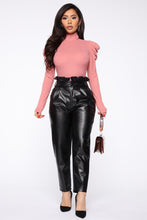 Load image into Gallery viewer, Can't Be In Knit Long Sleeve Top - Mauve
