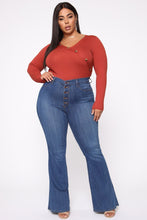 Load image into Gallery viewer, After Class Long Sleeve Top - Rust
