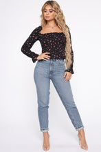 Load image into Gallery viewer, Your Favorite Place Smocked Top - Black/combo
