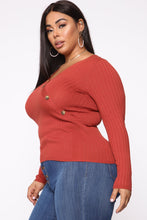 Load image into Gallery viewer, After Class Long Sleeve Top - Rust
