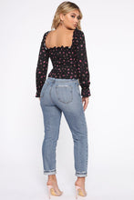 Load image into Gallery viewer, Your Favorite Place Smocked Top - Black/combo

