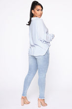 Load image into Gallery viewer, Can't Ignore Me Forever Stripe Top - Blue/combo
