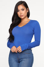 Load image into Gallery viewer, Your Everyday Long Sleeve Tee - Royal
