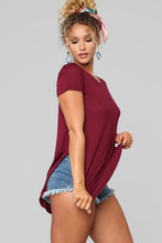 Load image into Gallery viewer, Laid Back Tee - Burgundy
