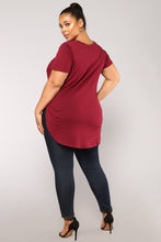 Load image into Gallery viewer, Laid Back Tee - Burgundy
