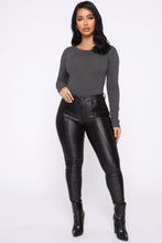 Load image into Gallery viewer, Julia Long Sleeve Top - Charcoal
