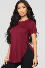 Load image into Gallery viewer, Laid Back Tee - Burgundy
