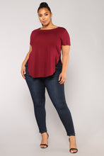 Load image into Gallery viewer, Laid Back Tee - Burgundy

