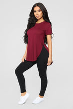 Load image into Gallery viewer, Laid Back Tee - Burgundy
