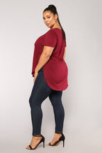 Load image into Gallery viewer, Laid Back Tee - Burgundy
