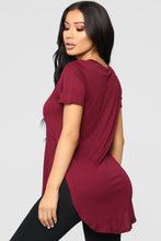 Load image into Gallery viewer, Laid Back Tee - Burgundy
