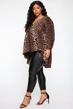 Load image into Gallery viewer, A Wild Animal Long Sleeve Tunic Top - Leopard

