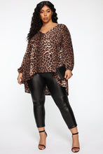 Load image into Gallery viewer, A Wild Animal Long Sleeve Tunic Top - Leopard

