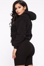 Load image into Gallery viewer, Oh So Cozy Sherpa Pullover - Black
