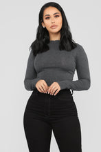 Load image into Gallery viewer, Just Lovely Top - Charcoal
