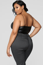 Load image into Gallery viewer, Kiki Pleather Cropped Top - Black
