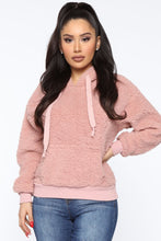 Load image into Gallery viewer, Oh So Cozy Sherpa Pullover - Mauve
