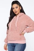 Load image into Gallery viewer, Oh So Cozy Sherpa Pullover - Mauve
