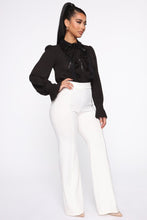 Load image into Gallery viewer, Feeling Ruffled Chiffon Top - Black
