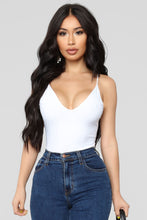 Load image into Gallery viewer, Sleek And Slay Bodysuit - White
