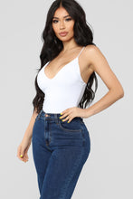 Load image into Gallery viewer, Sleek And Slay Bodysuit - White
