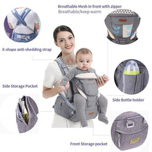 Load image into Gallery viewer, Ergonomic Hipseat Baby Carrier 6 in 1
