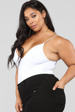 Load image into Gallery viewer, Sleek And Slay Bodysuit - White
