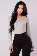 Load image into Gallery viewer, Alma Top - Heather Grey

