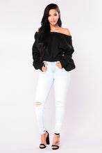 Load image into Gallery viewer, Leyla Off The Shoulder Top - Black
