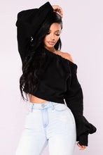 Load image into Gallery viewer, Leyla Off The Shoulder Top - Black
