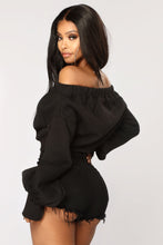 Load image into Gallery viewer, Leyla Off The Shoulder Top - Black
