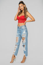 Load image into Gallery viewer, You're Not Invited Bustier - Red

