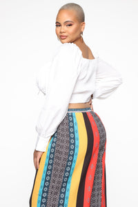 Another Round Of Mimosas Top - White