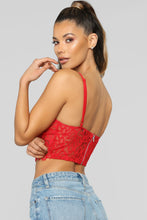 Load image into Gallery viewer, You're Not Invited Bustier - Red
