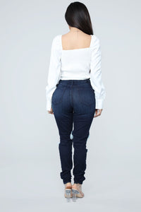 Another Round Of Mimosas Top - White