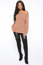 Load image into Gallery viewer, All Good Vibes Tops - Camel
