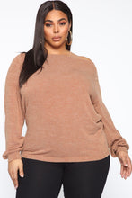 Load image into Gallery viewer, All Good Vibes Tops - Camel
