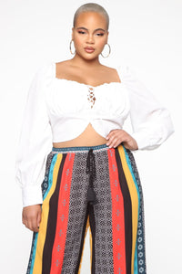 Another Round Of Mimosas Top - White