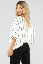 Load image into Gallery viewer, Skylar Striped Top - White/Combo
