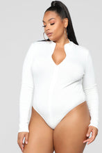 Load image into Gallery viewer, Grind Time Beyond Long Sleeve Bodysuit - White
