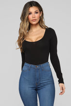 Load image into Gallery viewer, Right On Cue Bodysuit - Black

