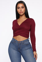 Load image into Gallery viewer, Just A Friend Top - Burgundy
