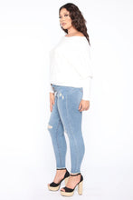 Load image into Gallery viewer, Cuddle Me Tightly Off Shoulder Top - Ivory
