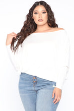 Load image into Gallery viewer, Cuddle Me Tightly Off Shoulder Top - Ivory
