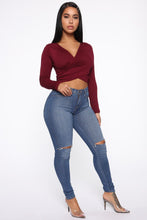 Load image into Gallery viewer, Just A Friend Top - Burgundy
