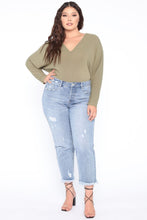 Load image into Gallery viewer, Keep Me Updated Top - Olive
