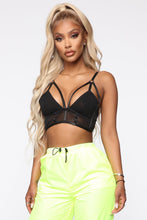 Load image into Gallery viewer, Show It All Off Mesh Crop Top - Black
