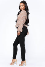 Load image into Gallery viewer, Always There Floral Blouse - Mocha/combo
