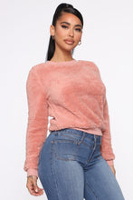 Load image into Gallery viewer, Kat Nip Fur Pullover - Mauve
